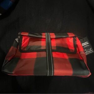Scout Red and Black Checkered “Beauty Burrito” Clutch